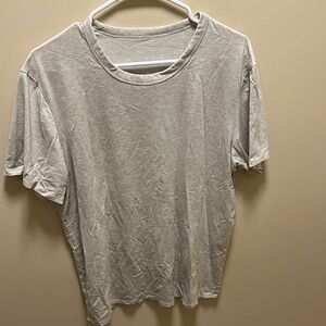Lululemon Fundamental T - L - Heathered Bone